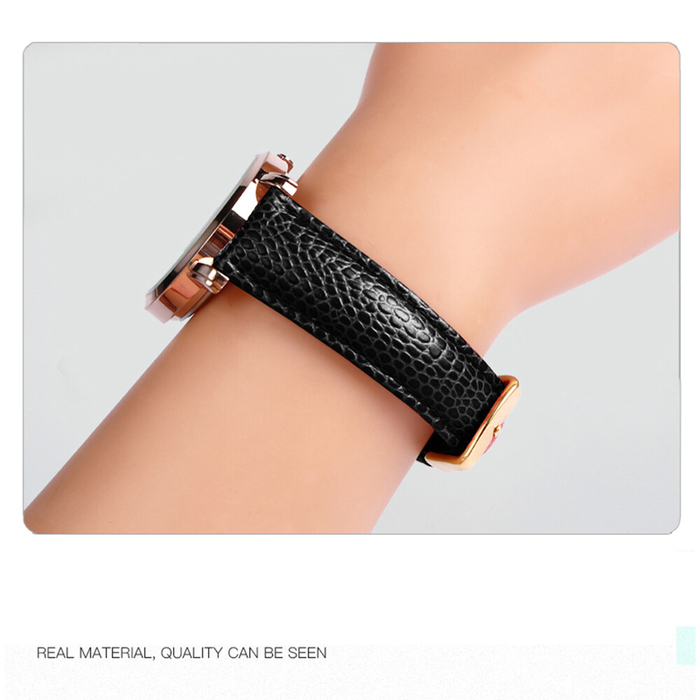 Lizard Grain Calf Skin Leather Men’s Ladies Watch Band Strap 14/16/18/20/21/22mm