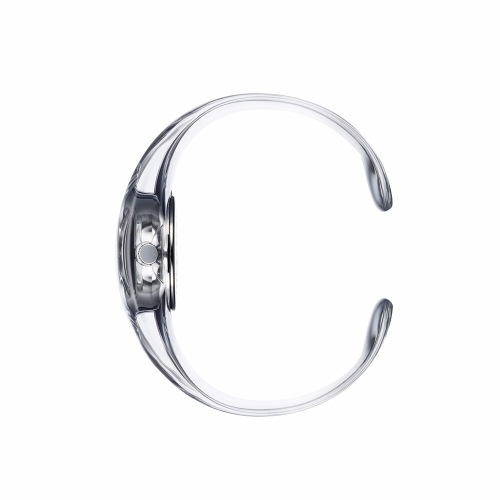 ISSEY MIYAKE NYAS001 O-Bold bangle Wrist Watch Clear Tokujin Yoshioka NEW