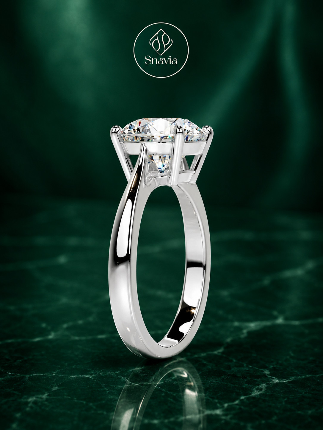2.00 Ct F VS1 Round Cut Solitaire 14K Gold Lab Grown Diamond Ring