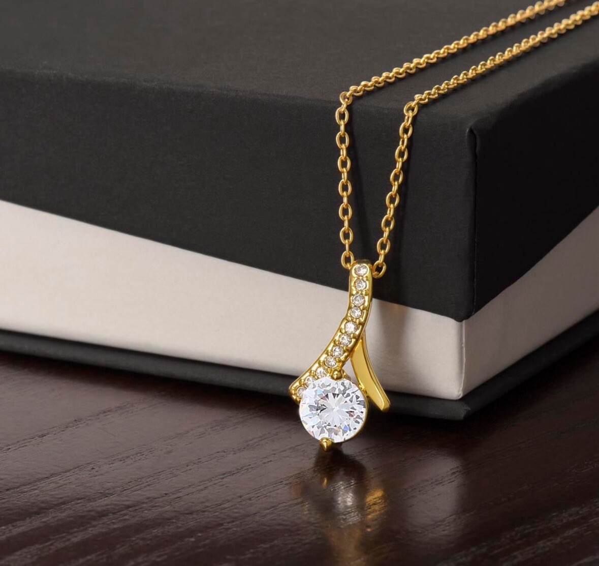 TO MY BEAUTIFUL MOM NECKLACE SOFT BOX GIFT HOLIDAY BIRTHDAY MOTHER’S DAY GIFT