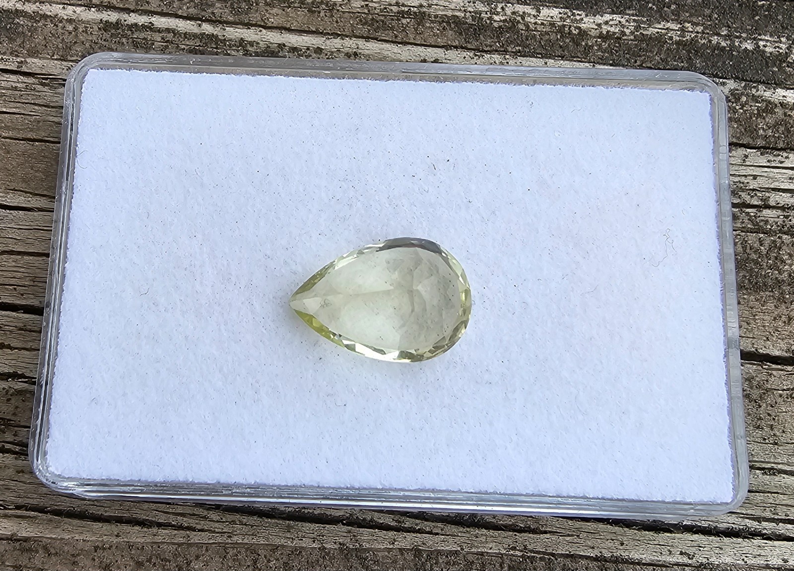 Yellow Beryl 14×9.7mm Pear Shape Loose Gemstone!
