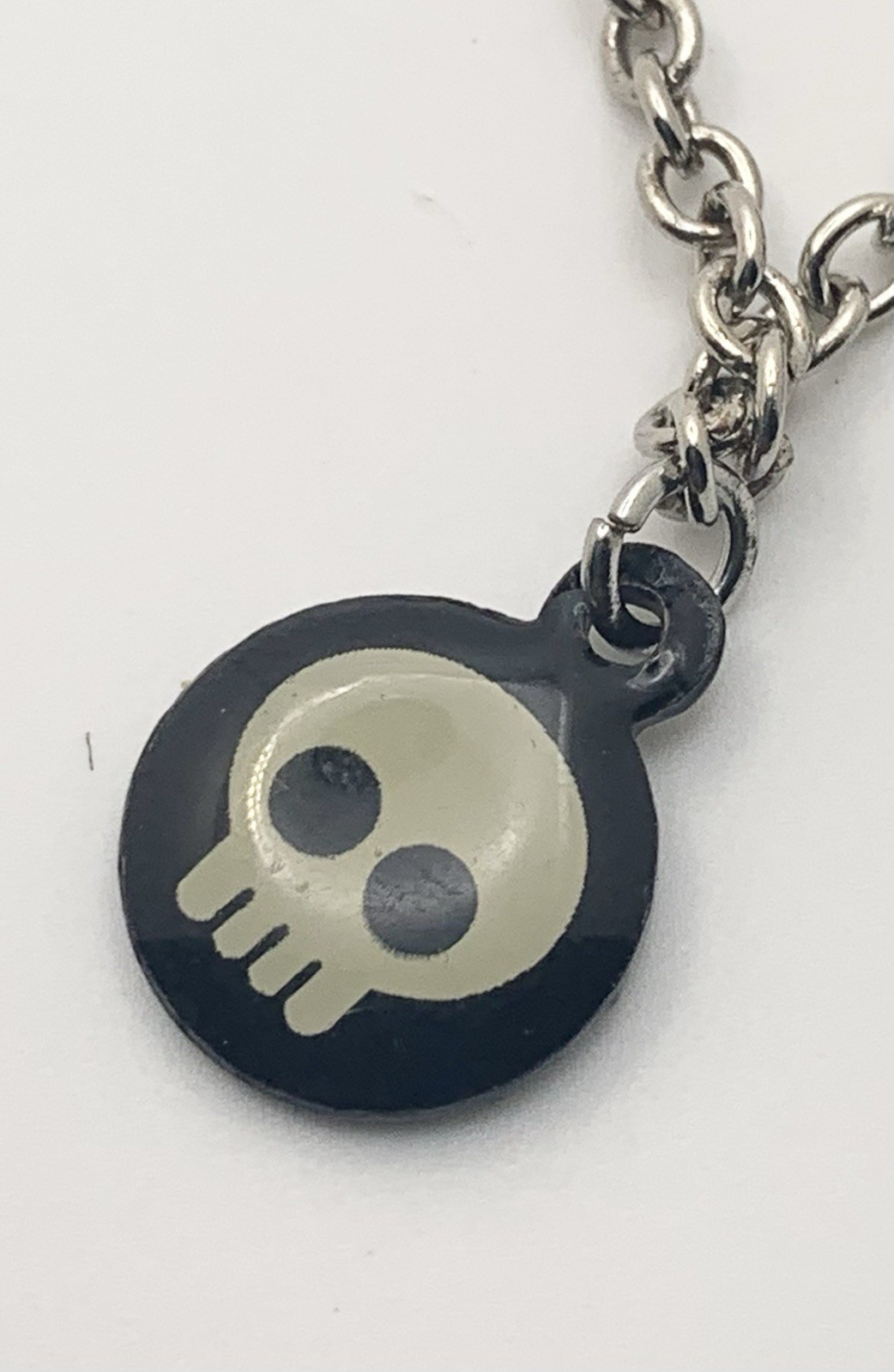 Vintage Sanrio Hello Kitty Necklace 2010 Mall Goth Emo Punk Plaid Skull Charm