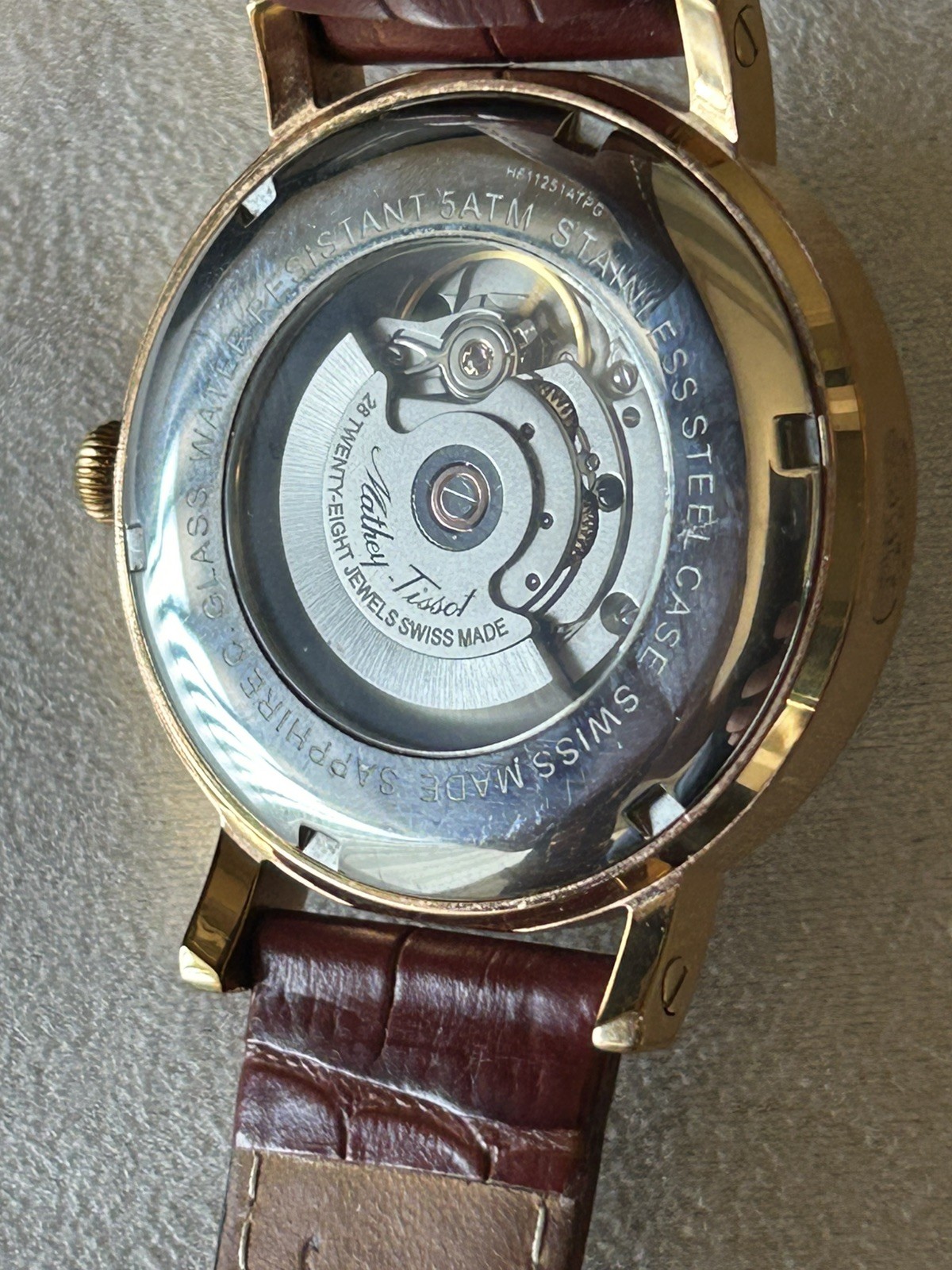 Mathey-Tissot City Auto Watch White Dial 28 jewels