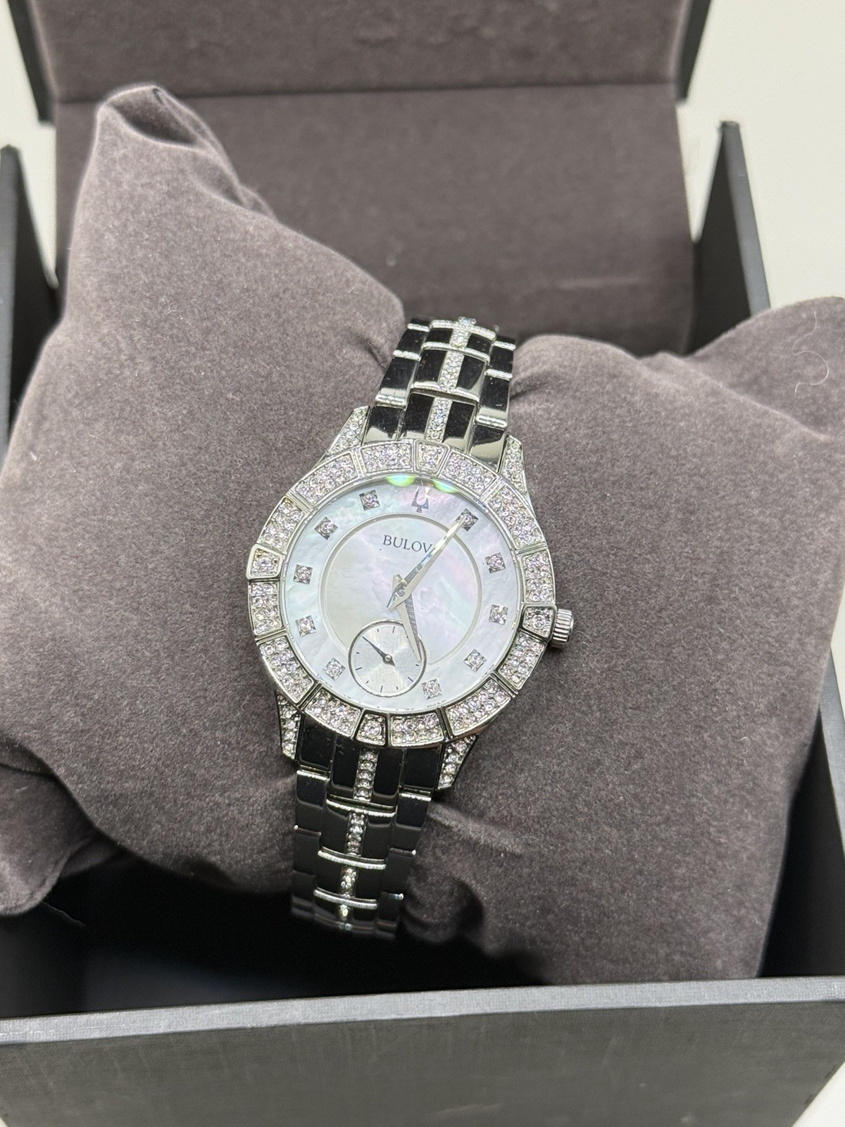 Bulova Phantom Women’s Mother of Pearl 30.5mm Watch 96L291