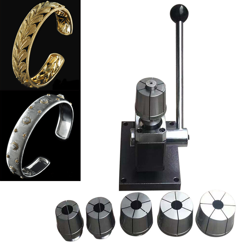 Bangle Bracelet Stretcher Enlarger Machine Jewelry Expander Equipment & 6 Dies