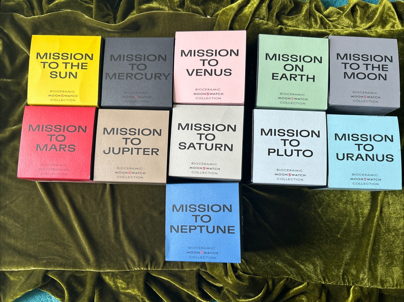 Omega X Swatch Bioceramic Moonswatch Full Collection (11 Watches) 100% Authentic