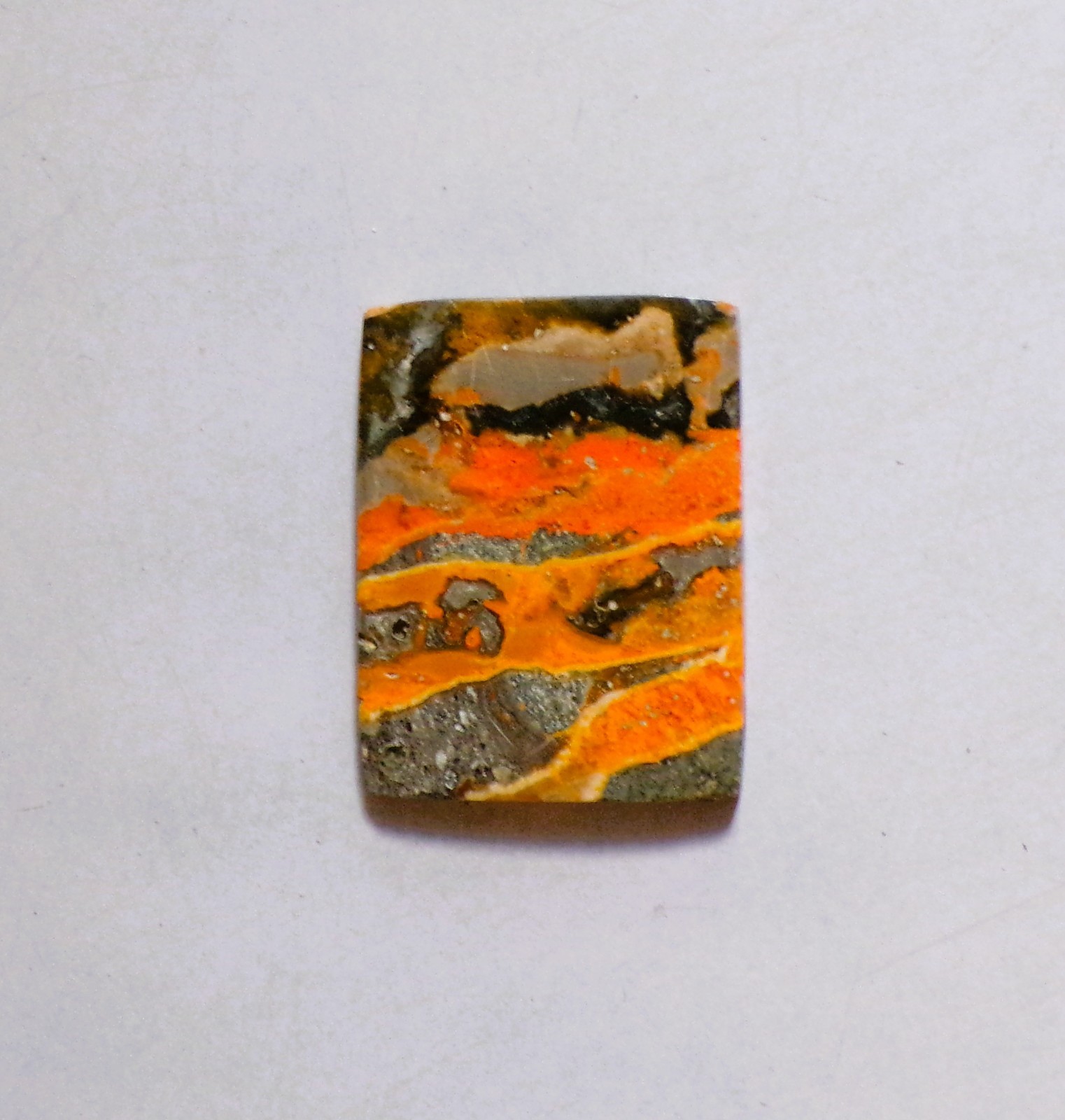 38.75 Cts Natural Bumble Bee Jasper Cabochon Loose Gemstone 35X27X4MM 01