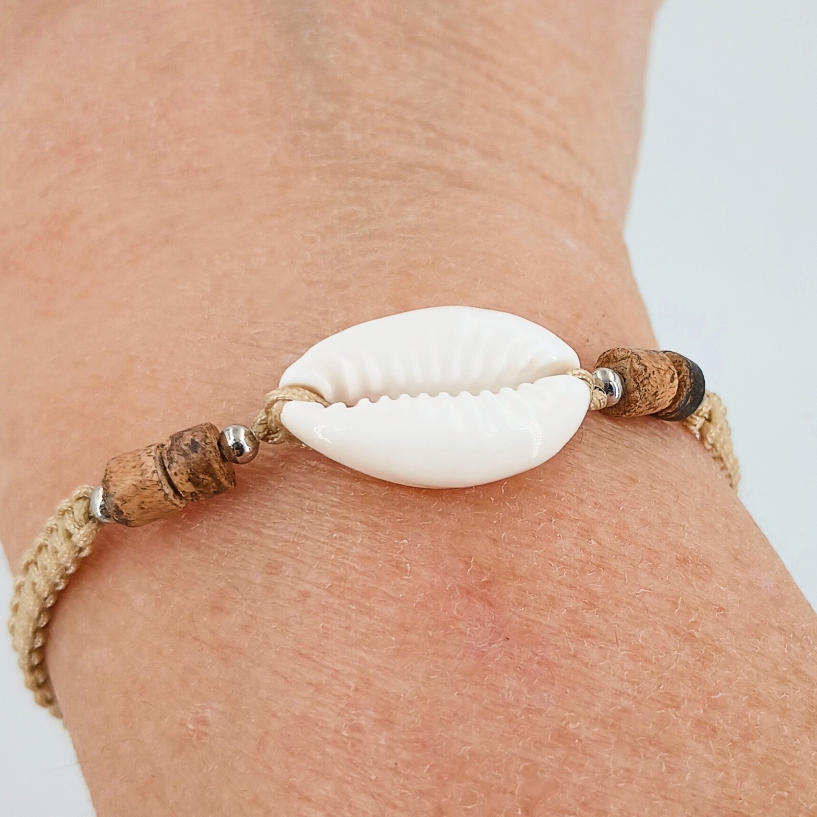 Sea Life Bracelet Adjustable Braided Cord 7 – 10 Inches or Beach Bracelet Set