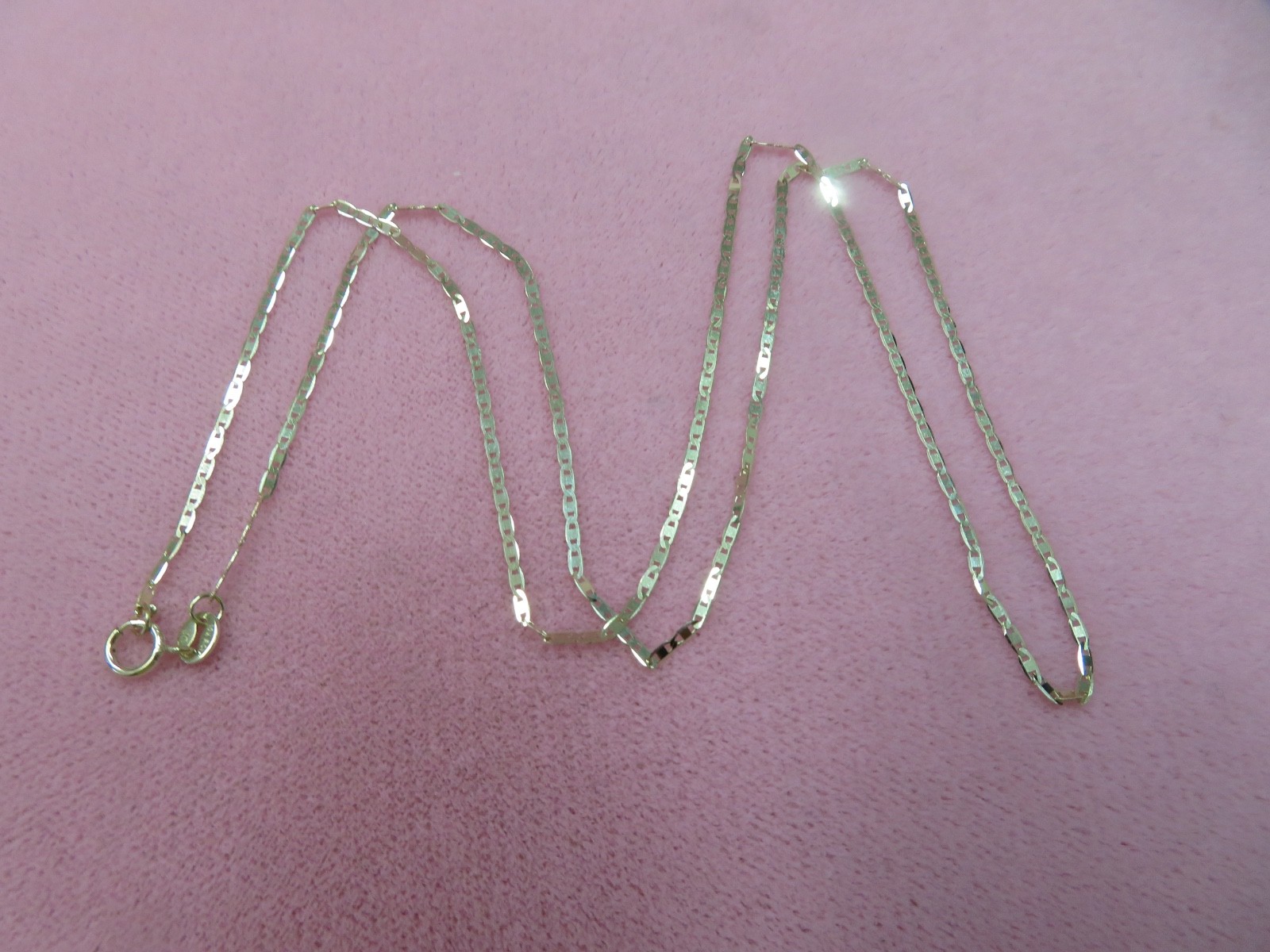 RCI 18″ 10K 1.3mm Mariner Chain Necklace 1 Gram