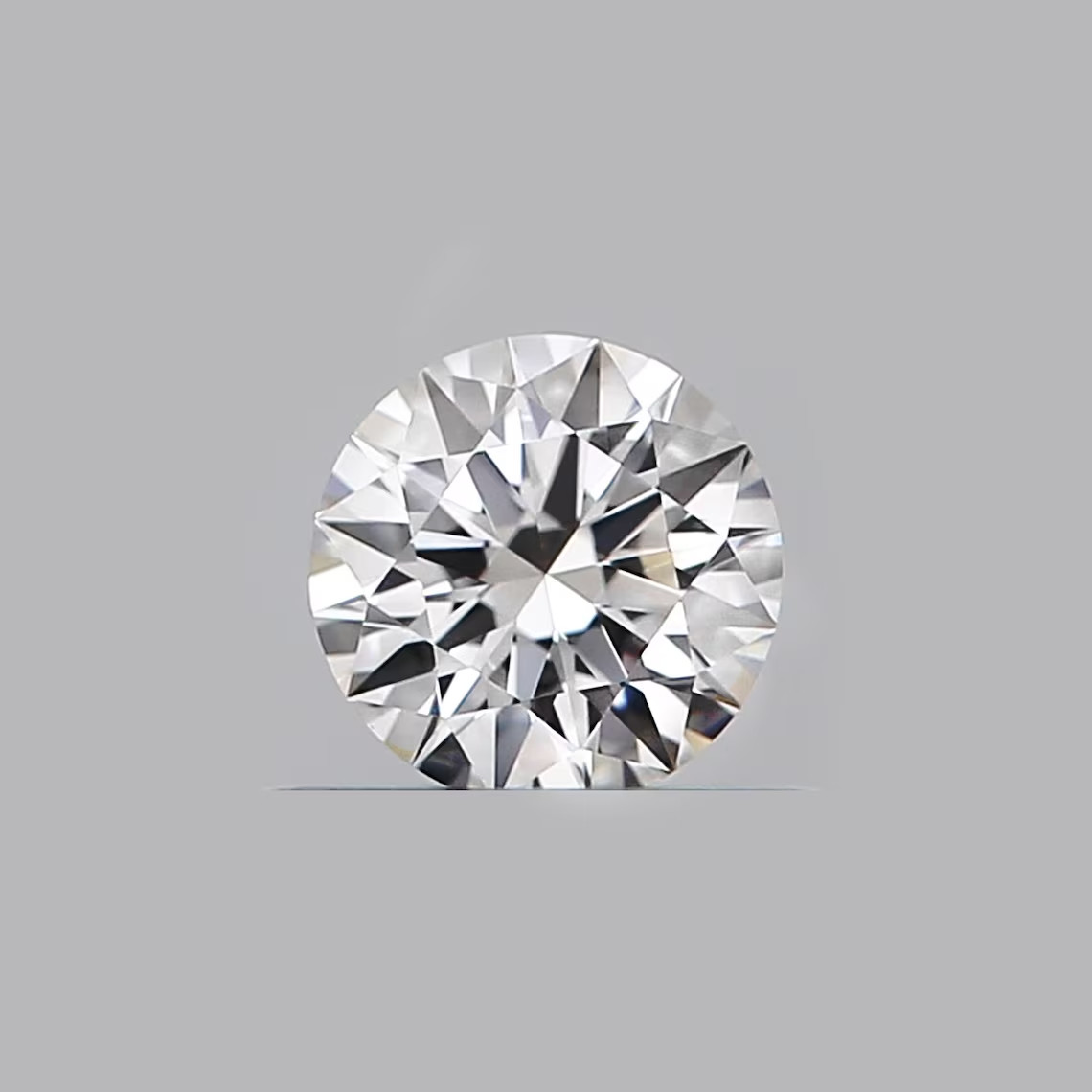 Loose CVD Lab-Grown Diamond 6.90 mm Round D Color IF Clarity Certified-1.20 Ct.