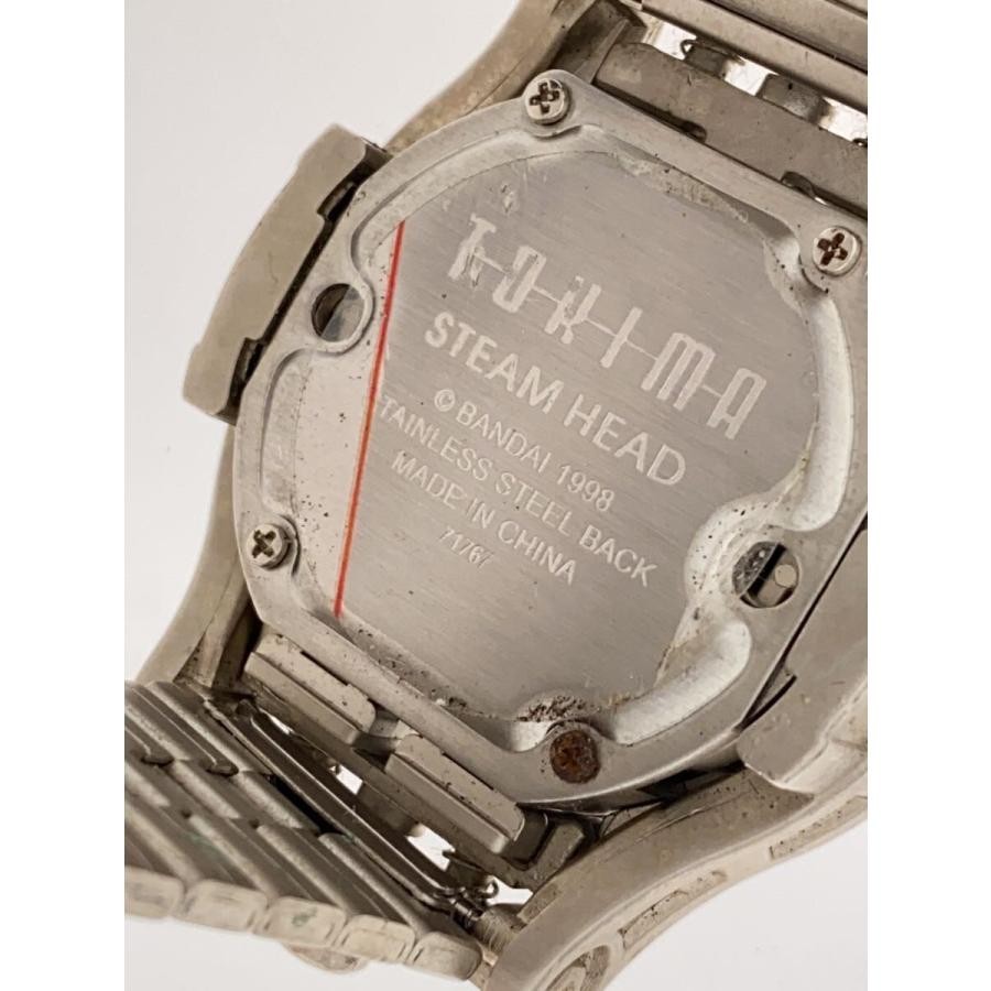 Bandai Tokima Steam Head 1998 Titanium Belt Watch Used Collectible