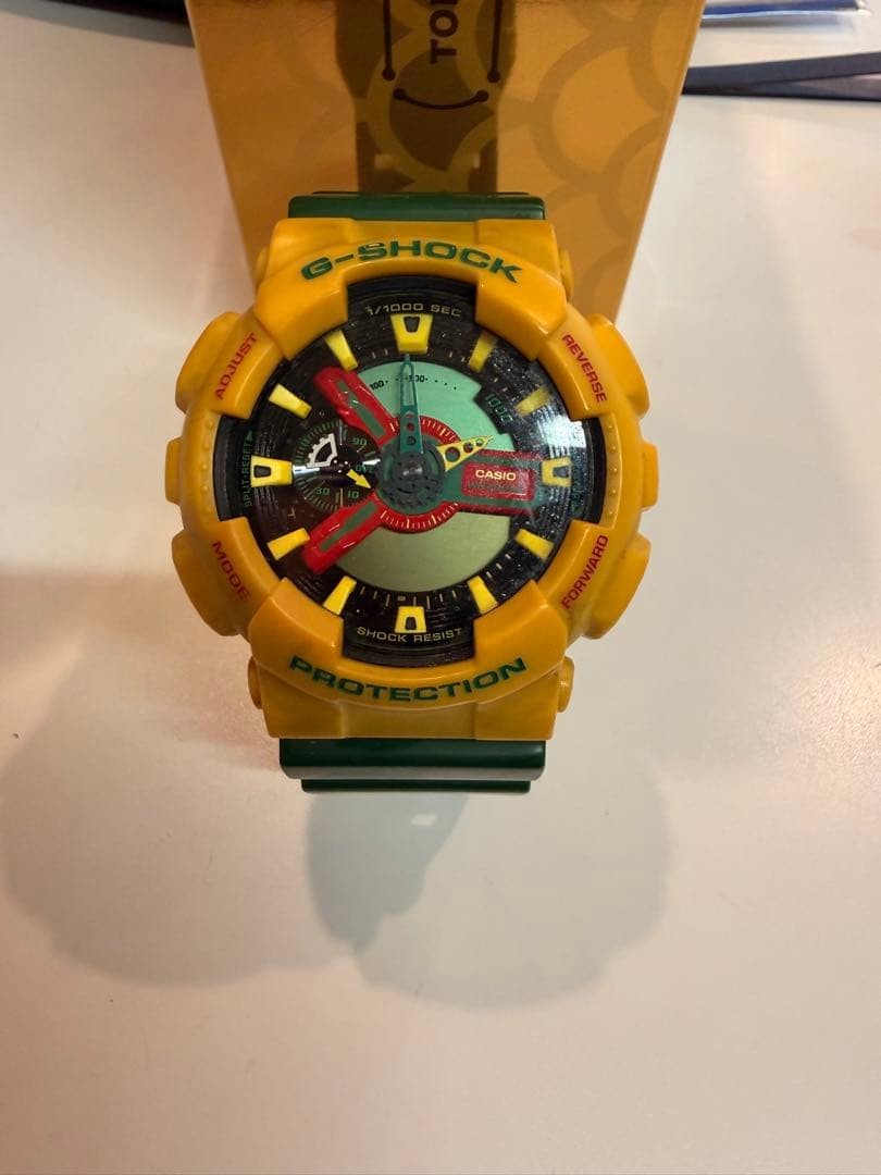 CASIO G-SHOCK GA-110RF-9AJF Rastafarian Yellow Green Ltd