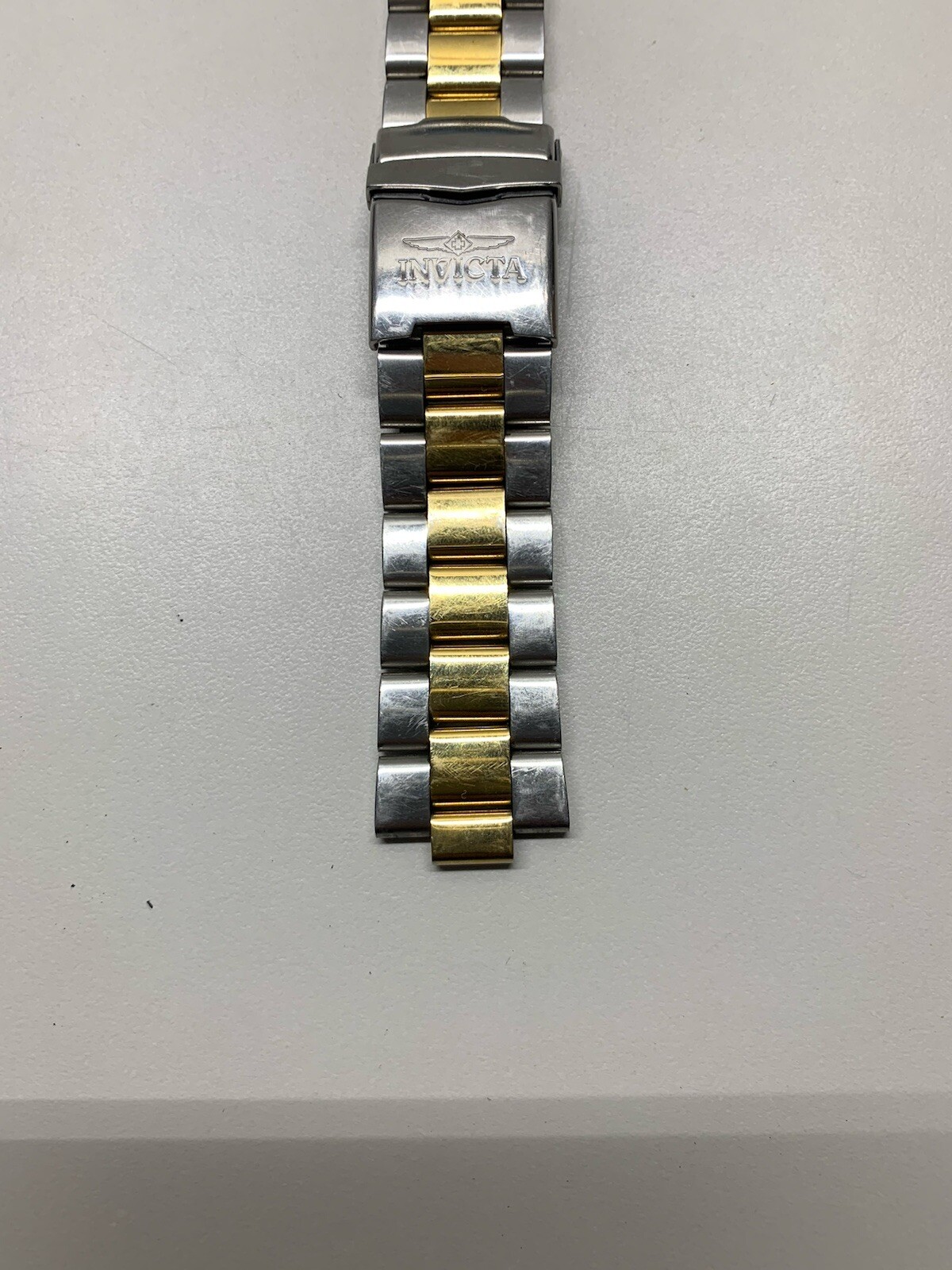 Invicta Pro Diver Tritnite Night Glow Flame Fusion Blue Gold Untested AS IS