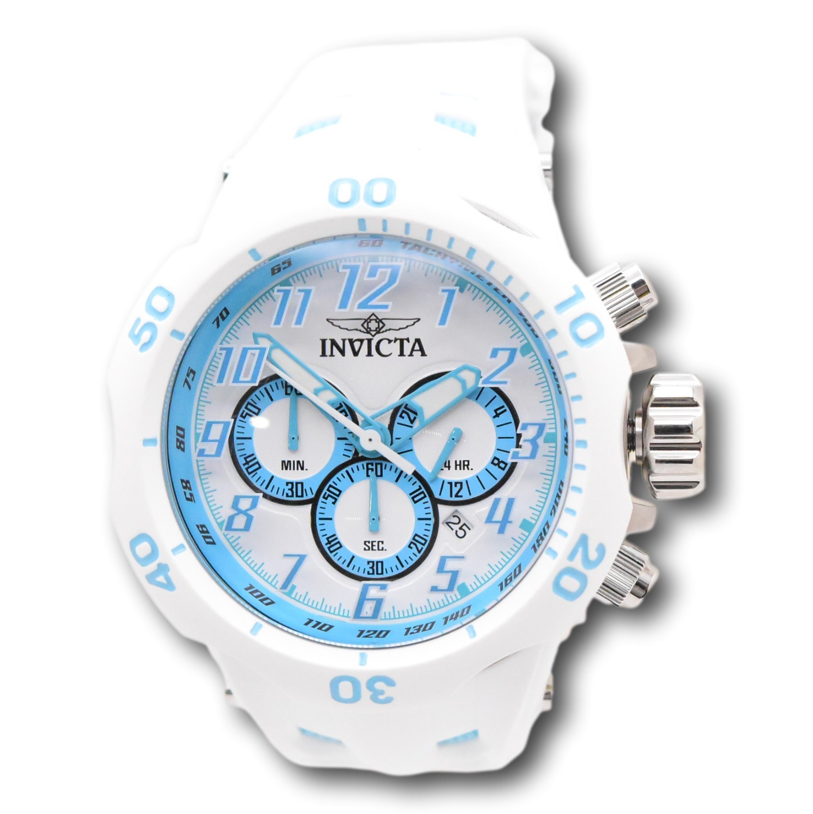 Invicta Venom Hydra Arctic Glacier Men’s 52mm White & Blue Chrono Watch 50511