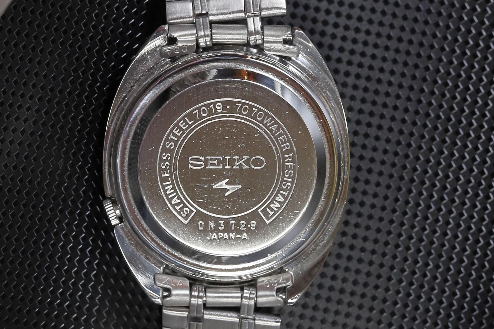 Vintage Seiko 5 Actus 7019-7070 Auto 21J Silver Sunburst Day-Date JDM