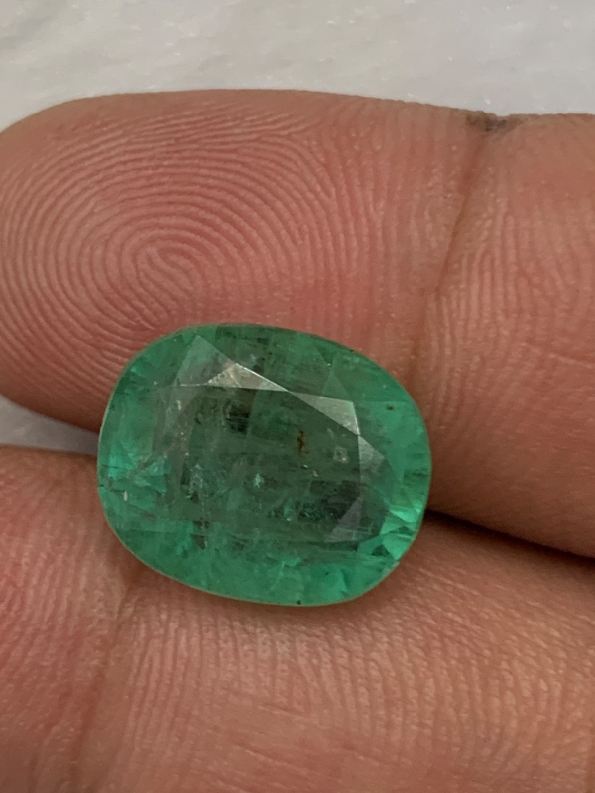 8.15 Carats Outrageous Big size Loose Emerald from Chitral Pakistan