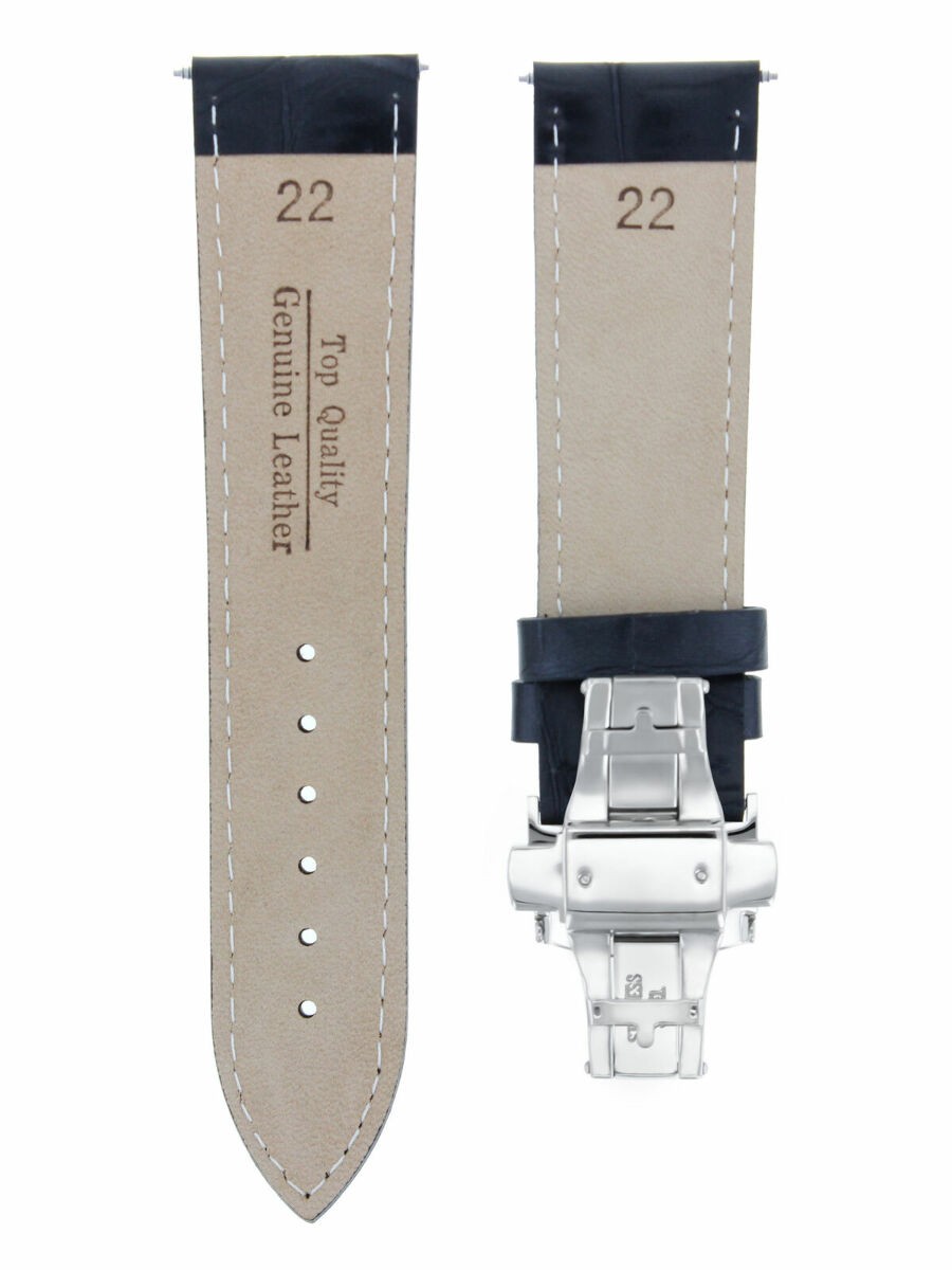 17,18,19,20,21,22,24MM LEATHER WATCH BAND STRAP FOR CARTIER TANK FRANCAISE CLASP