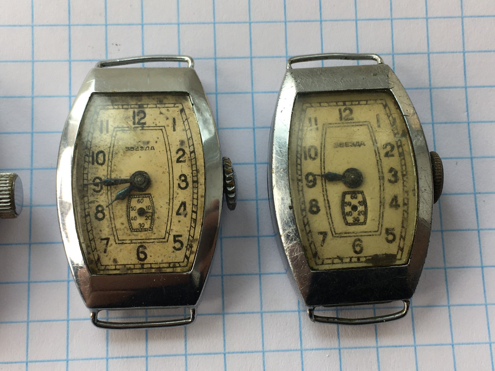 Lot of 10 Soviet Vintage ZVEZDA USSR Women mechanical Wristwatch for parts