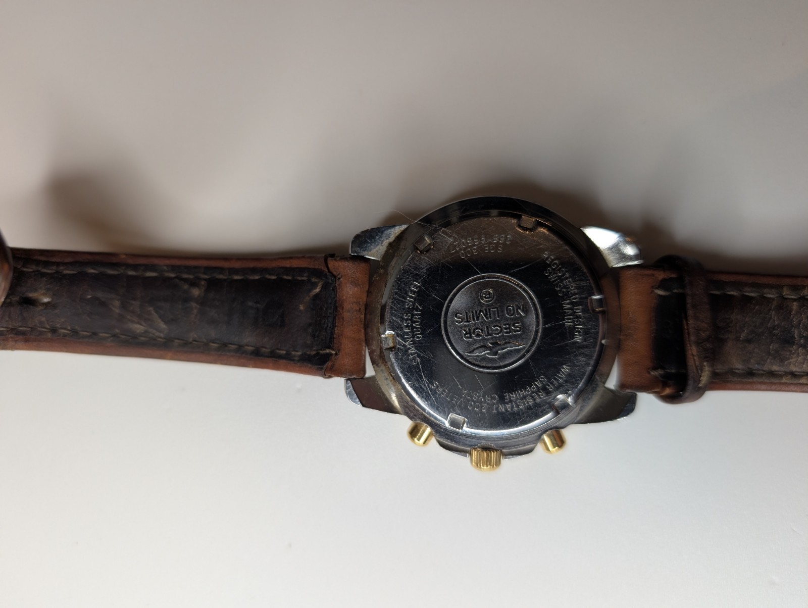 Vintage Sector 300 Chronograph Quartz Sapphire Crystal 100M