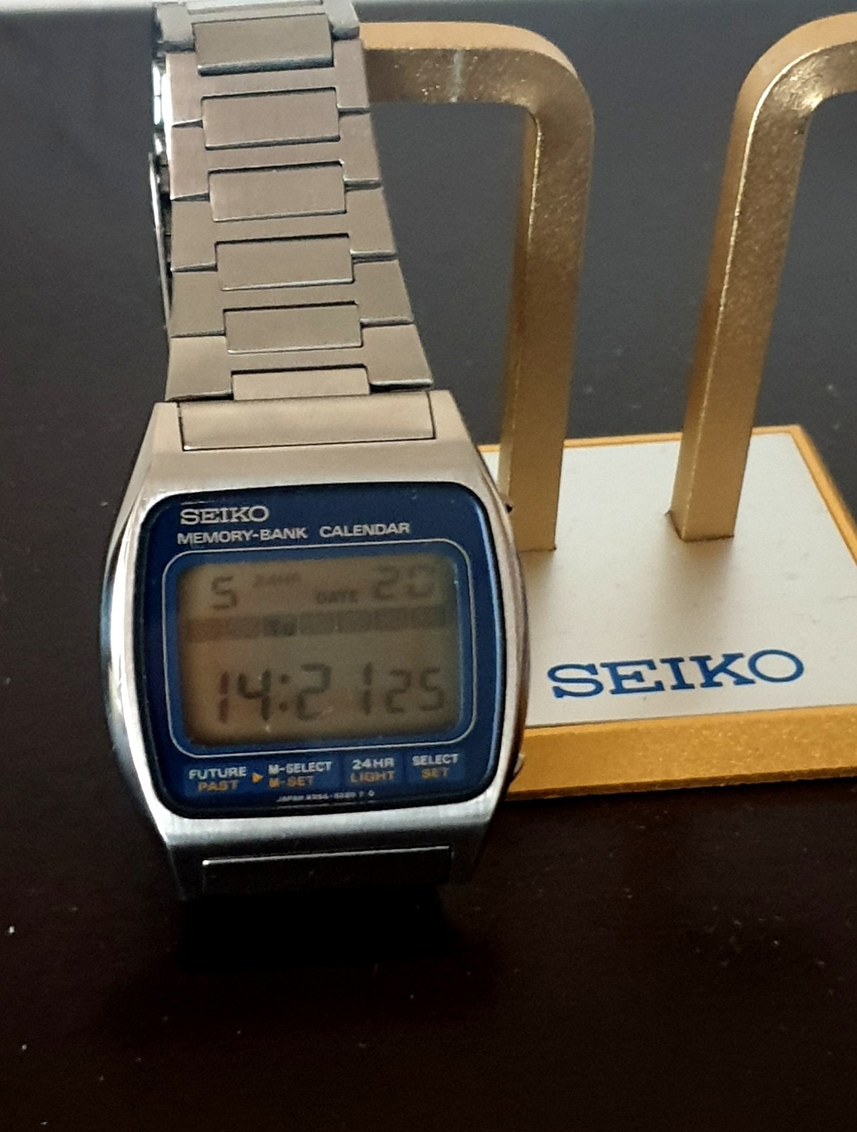 VINTAGE 1970 Quarzo Seiko LCD Modulo Moonraker M354-5020 Solo cassae modulo.