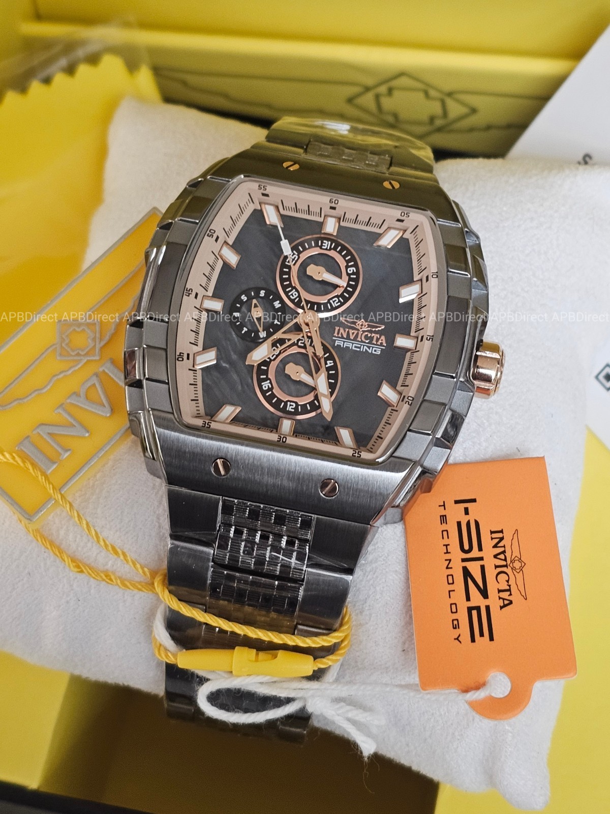 Invicta – S1 Rally – Gunmetal / Rose Gold Multifunction Quartz Mens Watch