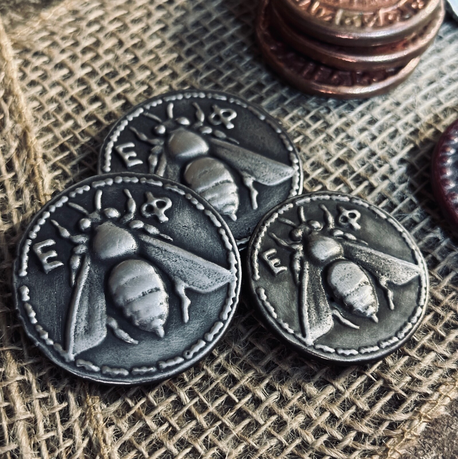 GREEK TETRADRACHM Of EPHESOS – (2 Sided) Graphite Coin Mold