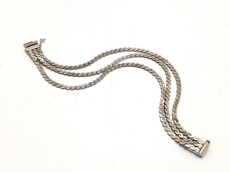 1970s Designer Silver 835 Italy Bracelet