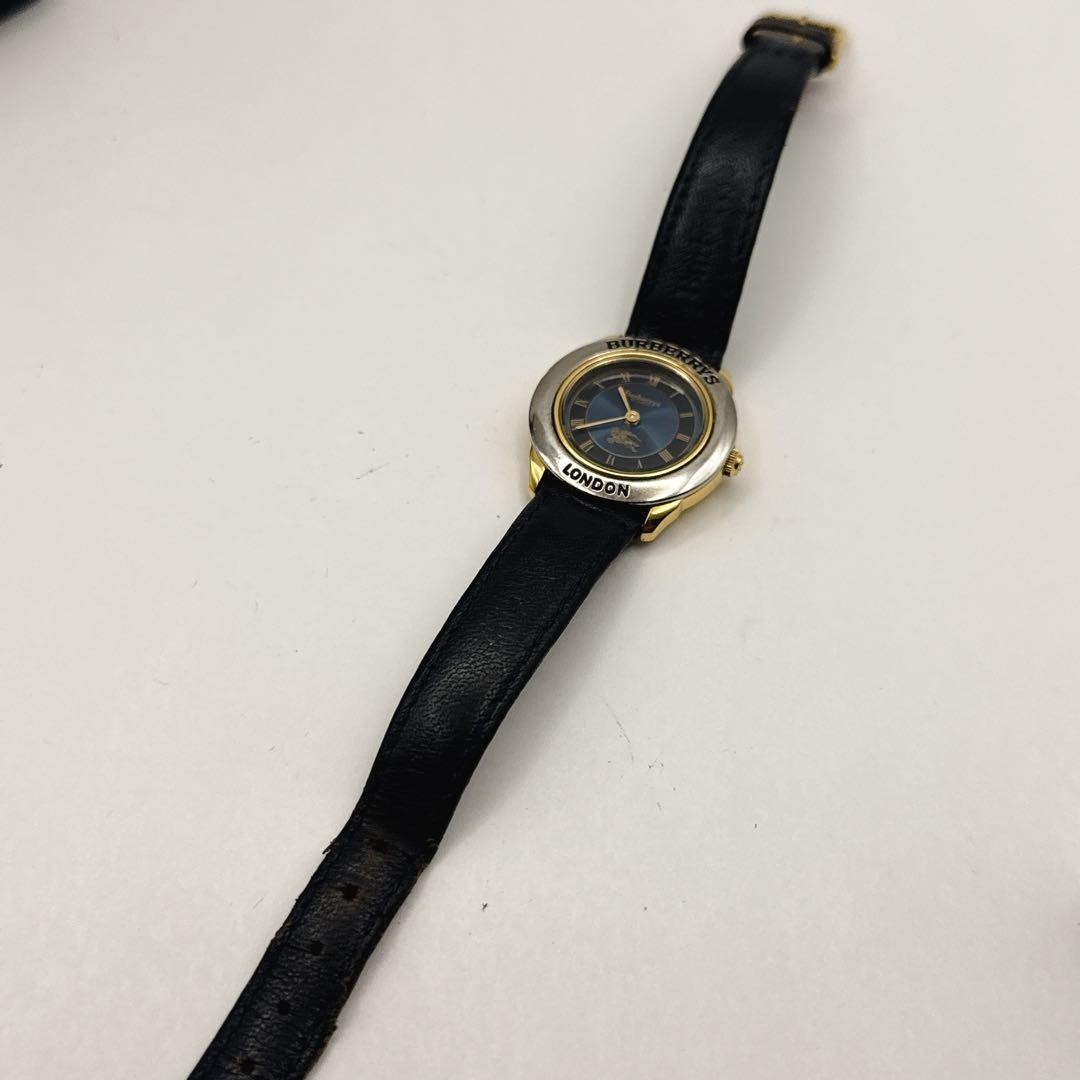 Working Burberry Ladies’ Wristwatch Navy Dial Combination