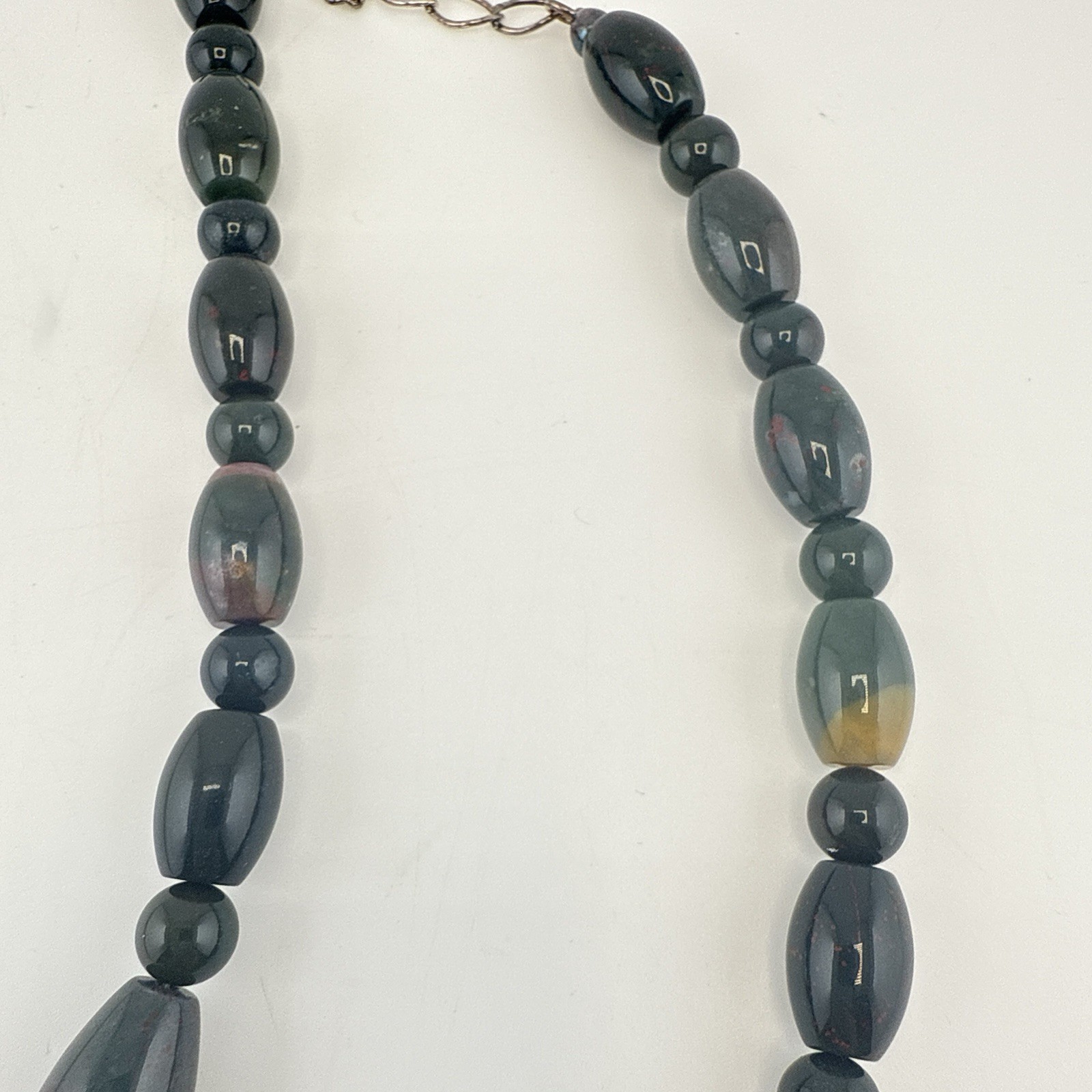 Jay King Necklace Earrings Set Lot Teal Green Blue Beaded Sterling Silver DTR