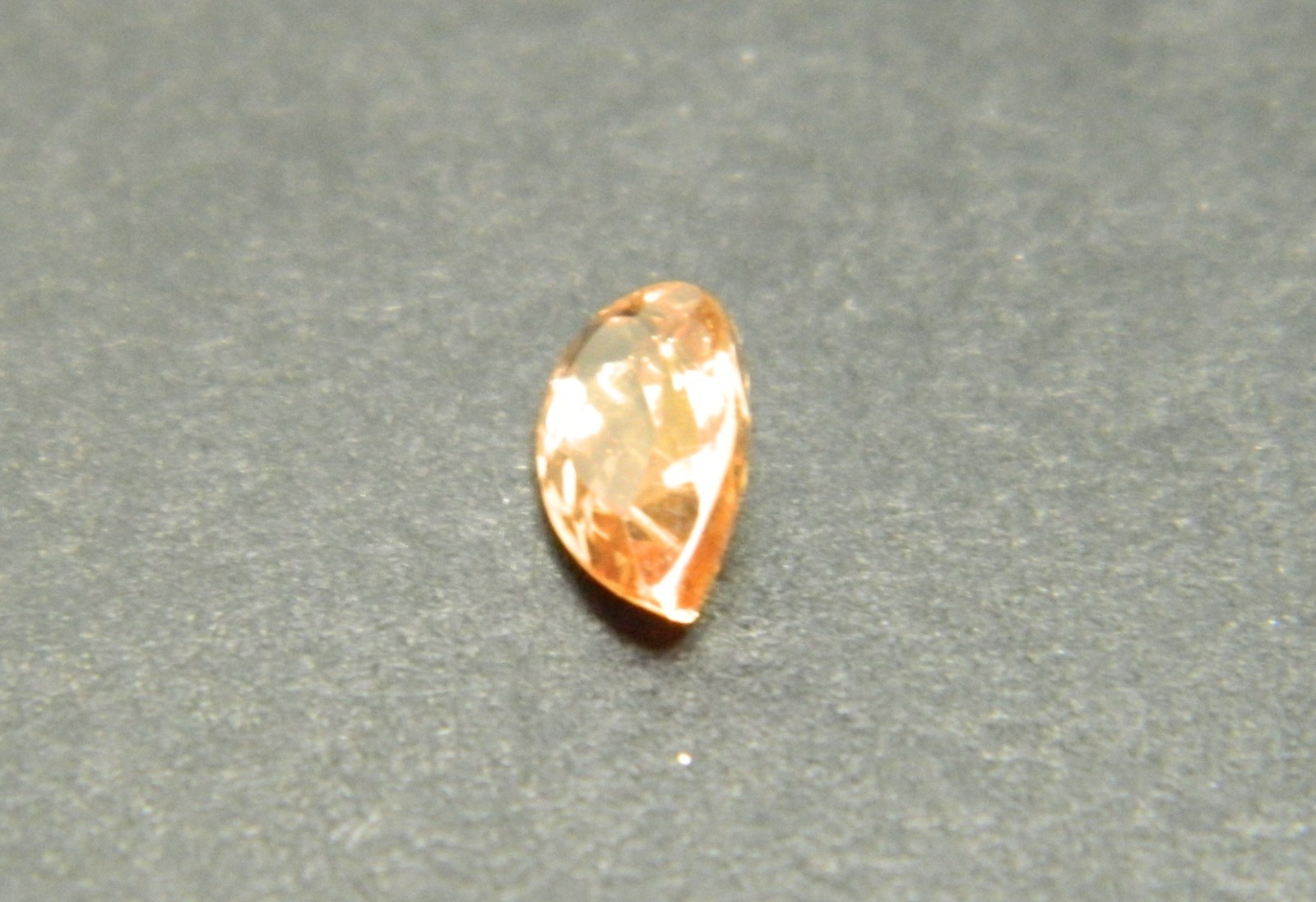 Imperial Topaz 0.83 Ct Clarity IF Pear Cut Natural Golden Brazil I196