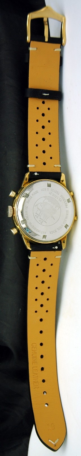 Wakmann Triple Calendar Chronograph Watch Valjoux 730 72c 73.1308.21 Gigandent