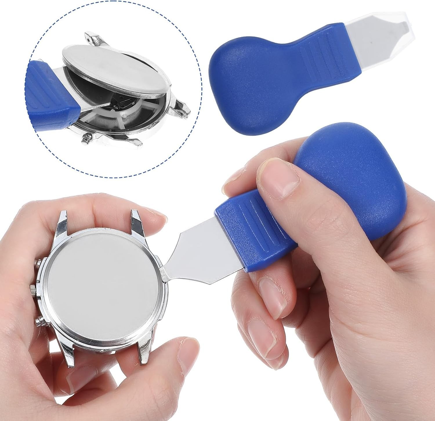 Compact 8-Pcs Watch Back Opener Set for Efficient Home and Professional Repairs