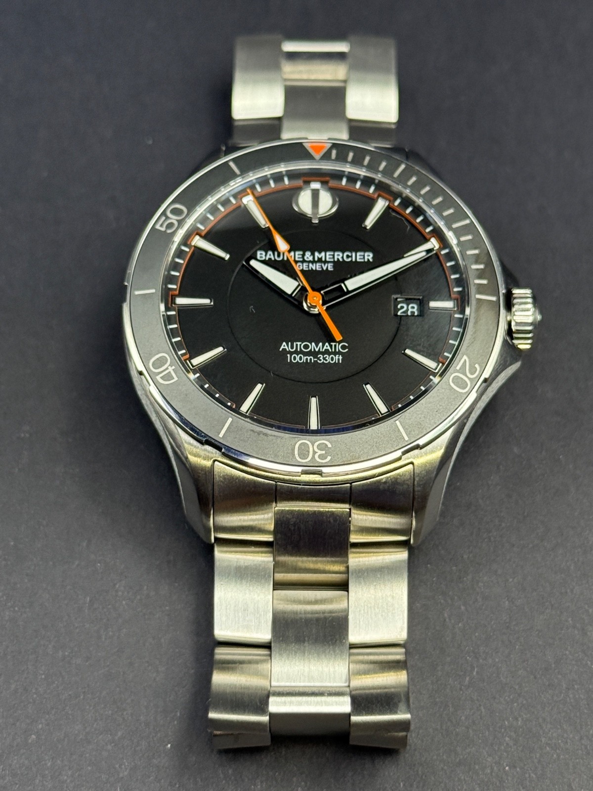 Baume & Mercier Clifton Men’s Black Watch – M0A10340