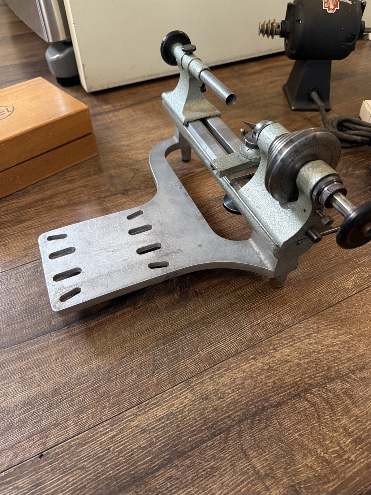 Boley 8mm Collet Jewelers Watchmakers Lathe Motor & Borel base