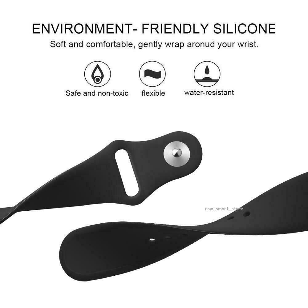 For Samsung Galaxy Watch Active2 40mm 44mm Silicone Watch band Strap Case Cover