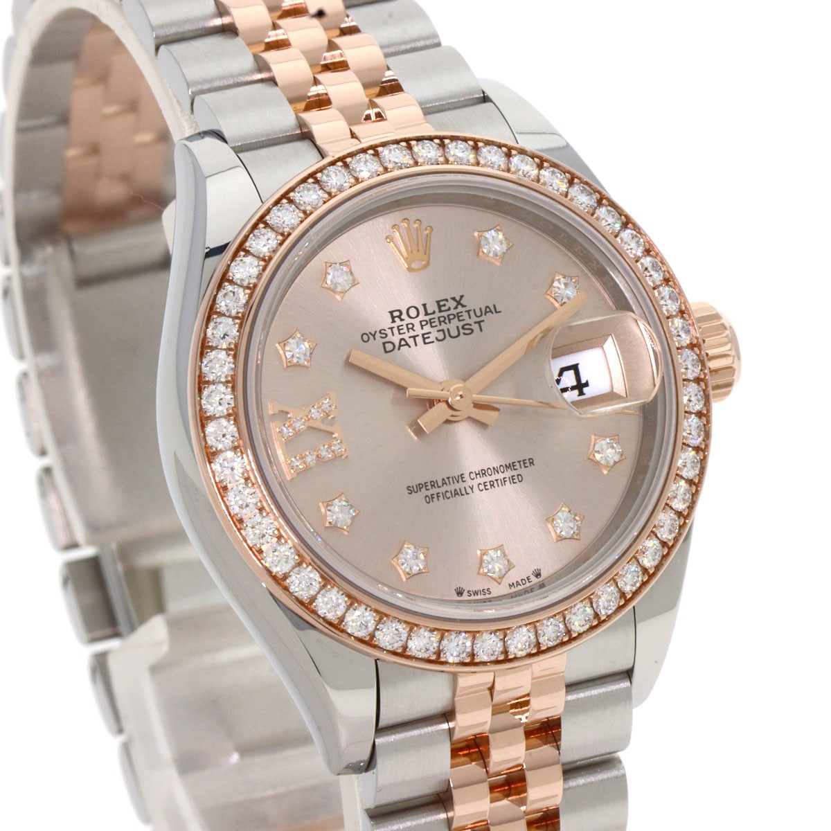 ROLEX Datejust 9P Star Diamond IX Diamond Watches 279381RBR Stainless Steel/…