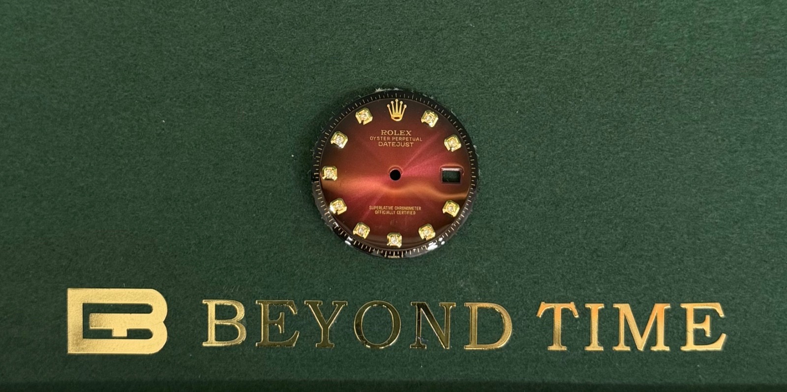 36mm Custom Natural Diamond Marker Dial for Datejust Models