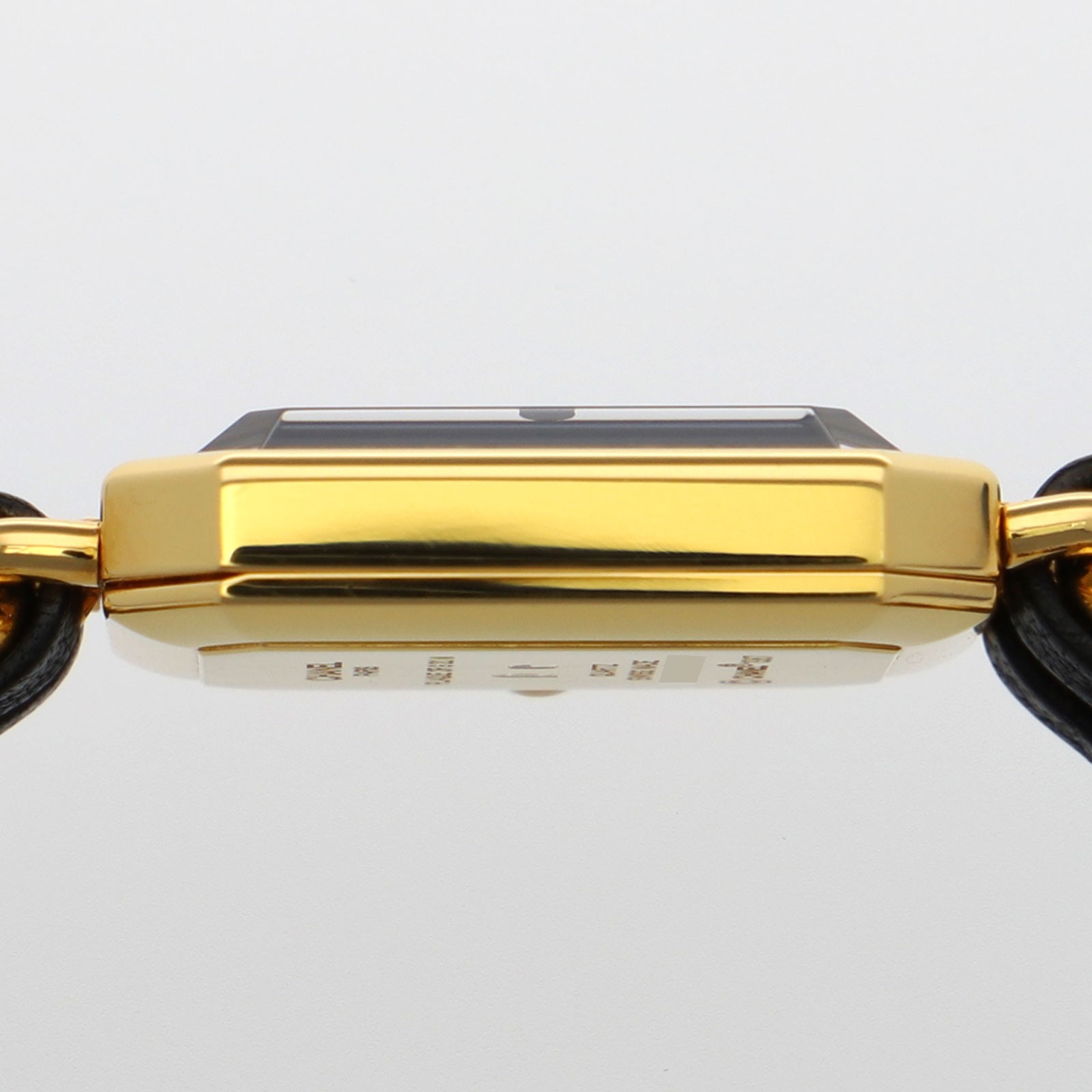 CHANEL H0001 Premiere M black Dial Quartz Gold Plated Leather Women’s