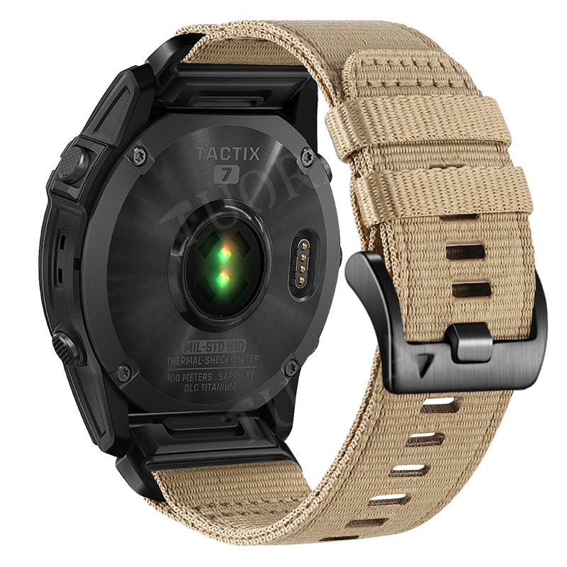 Nylon Band For Garmin Fenix 8 E 7 7X 6 6X 5 5X 3 HR Approach S62 S60 Watch Strap