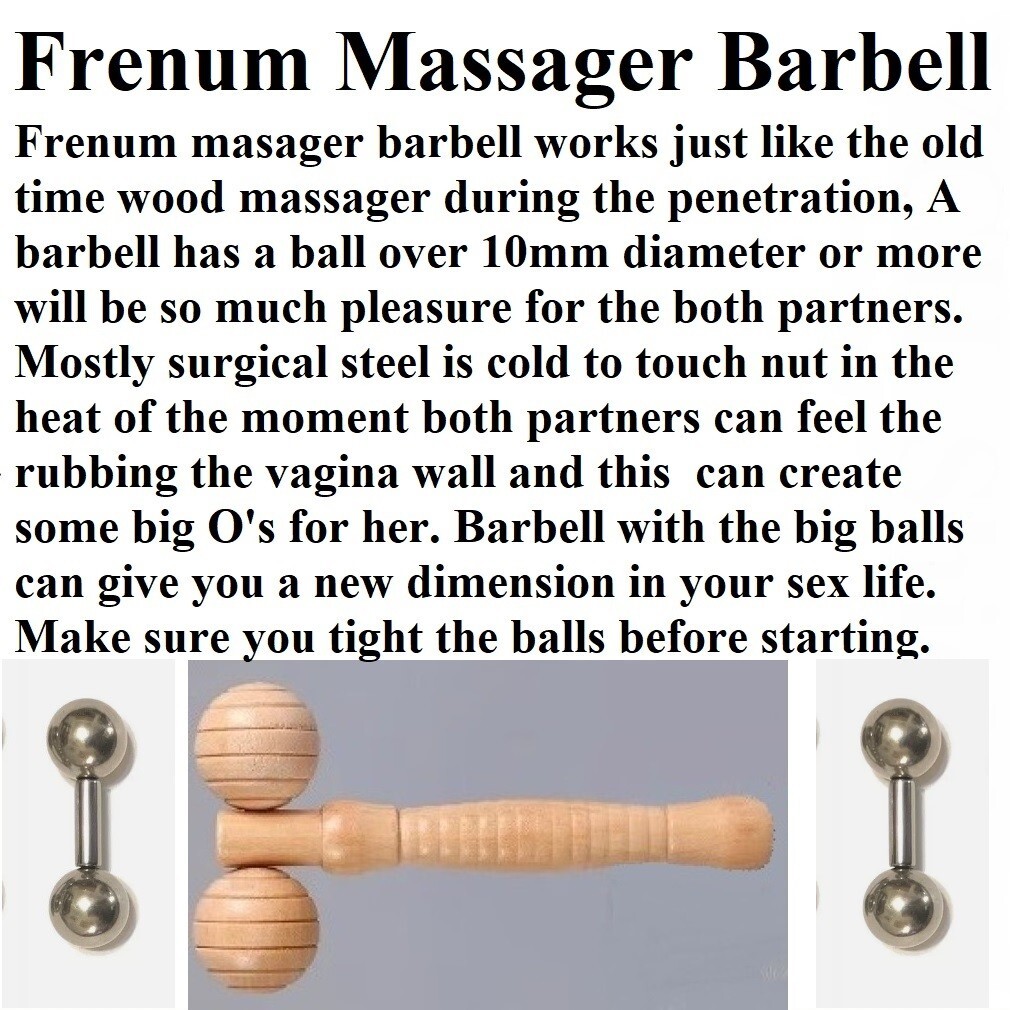 Surgical Steel 14 to 10 Gauge, 1/2″ & 5/8″ Length w 4X10mm Balls Frenum Barbell.