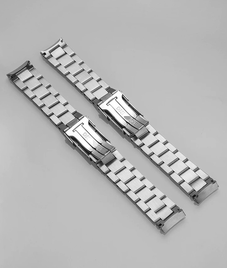 22MM For Breitling Avenger A17318101 Stainless Steel Watch Strap Frosted Band