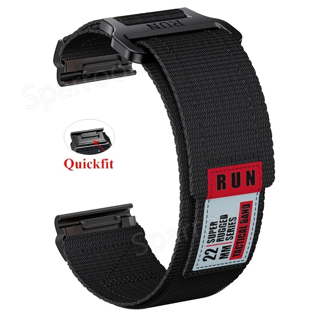 Wristband Nylon Band Strap for Garmin Fenix 8 7 7X 6 6X Pro 3 5 5X Plus Epix 965