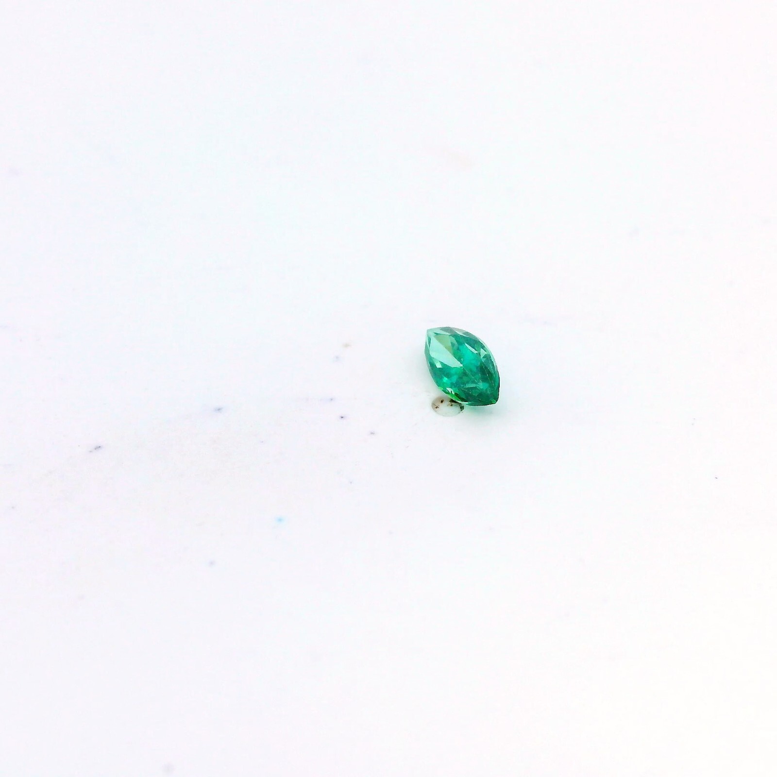 0.38ct Loose Marquise Lab Created Blue Tourmaline Gemstone 6 x 3mm