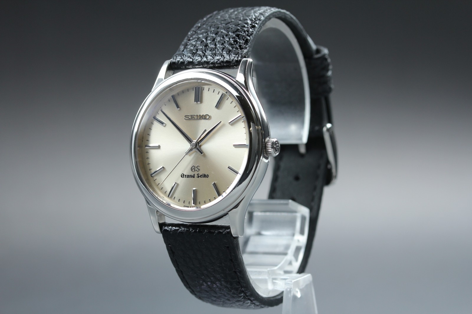SEIKO Grand SEIKO GS 8J55-0A10 Silver Black 34mm Quartz Men’s Watch