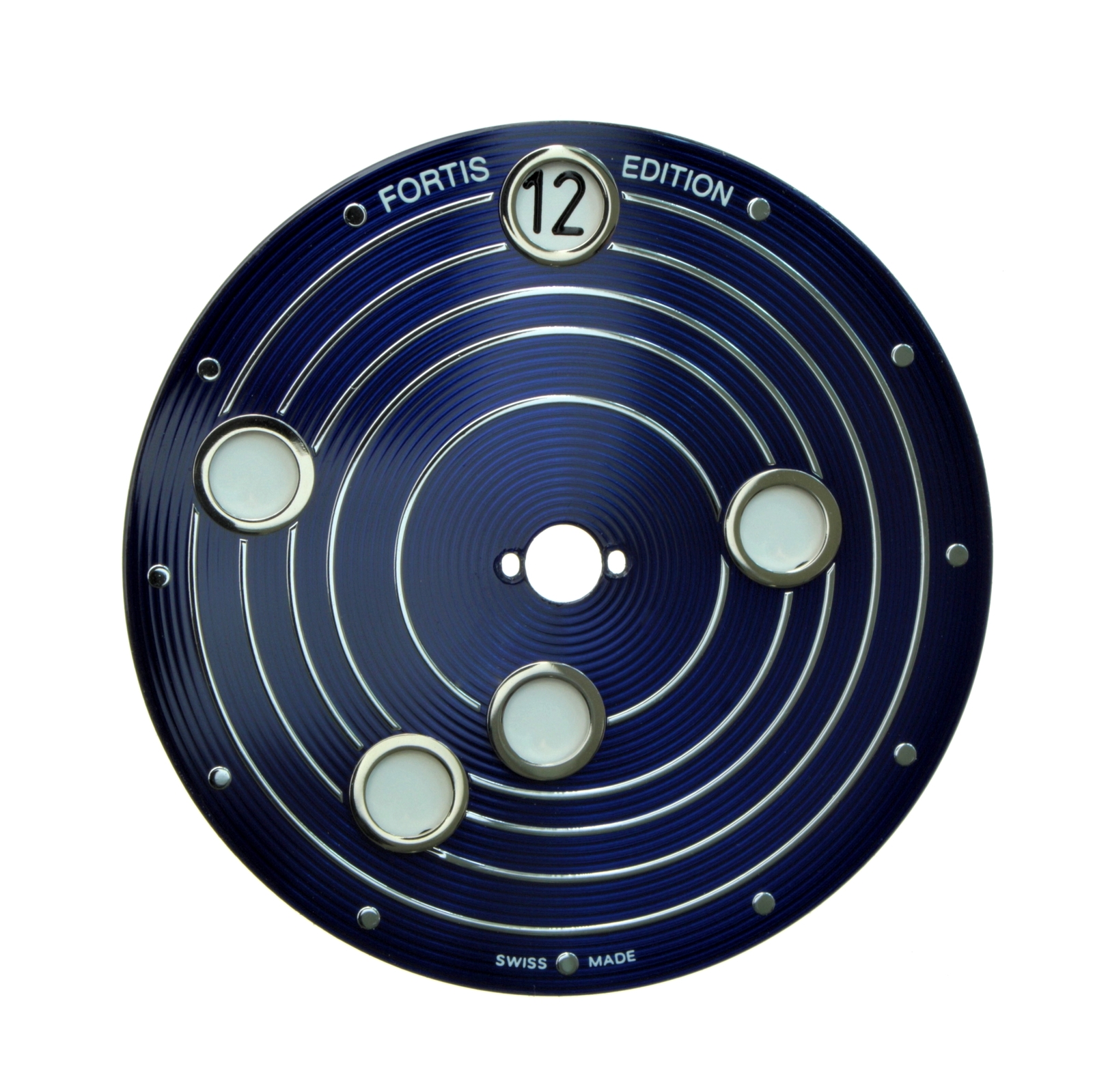 FORTIS dial for B-47 Mysterious Planets 677.20.31, 677.20.35 blue 35.4 mm