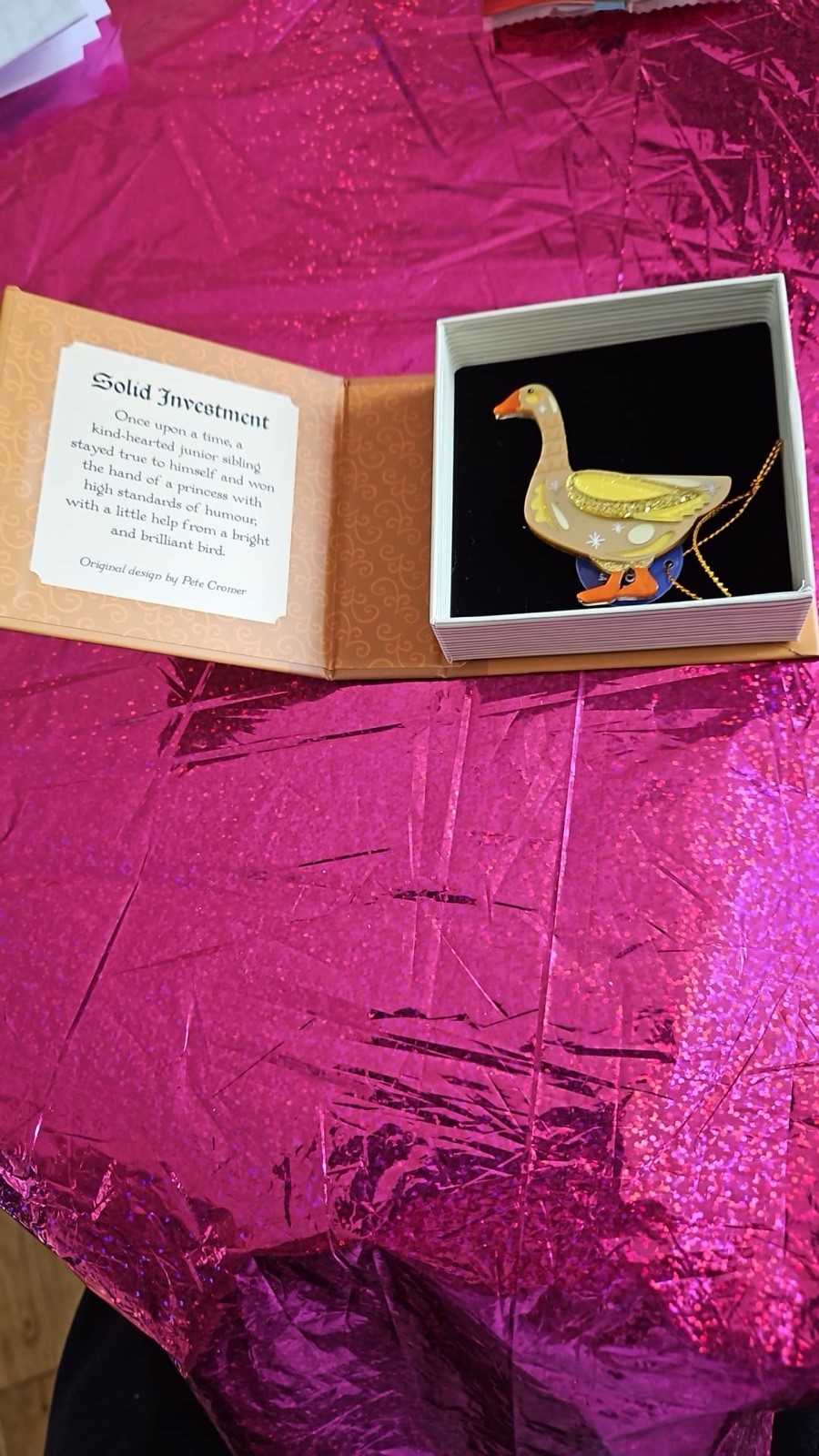 Erstwilder Pete Cromer Fairytales Solid Investment Brooch Stunning BNIB