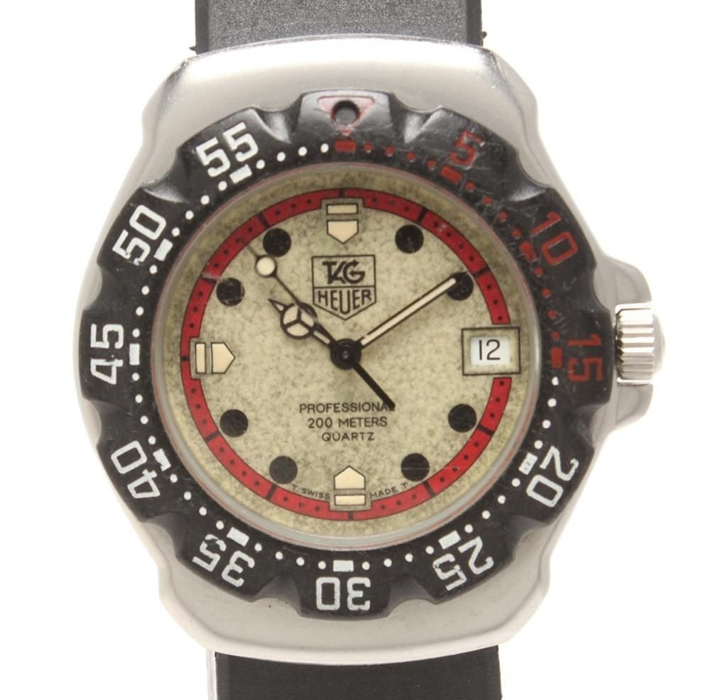 Vintage TAG Heuer Formula 1 WA1211 Cream Dial Quarts Watch from JP