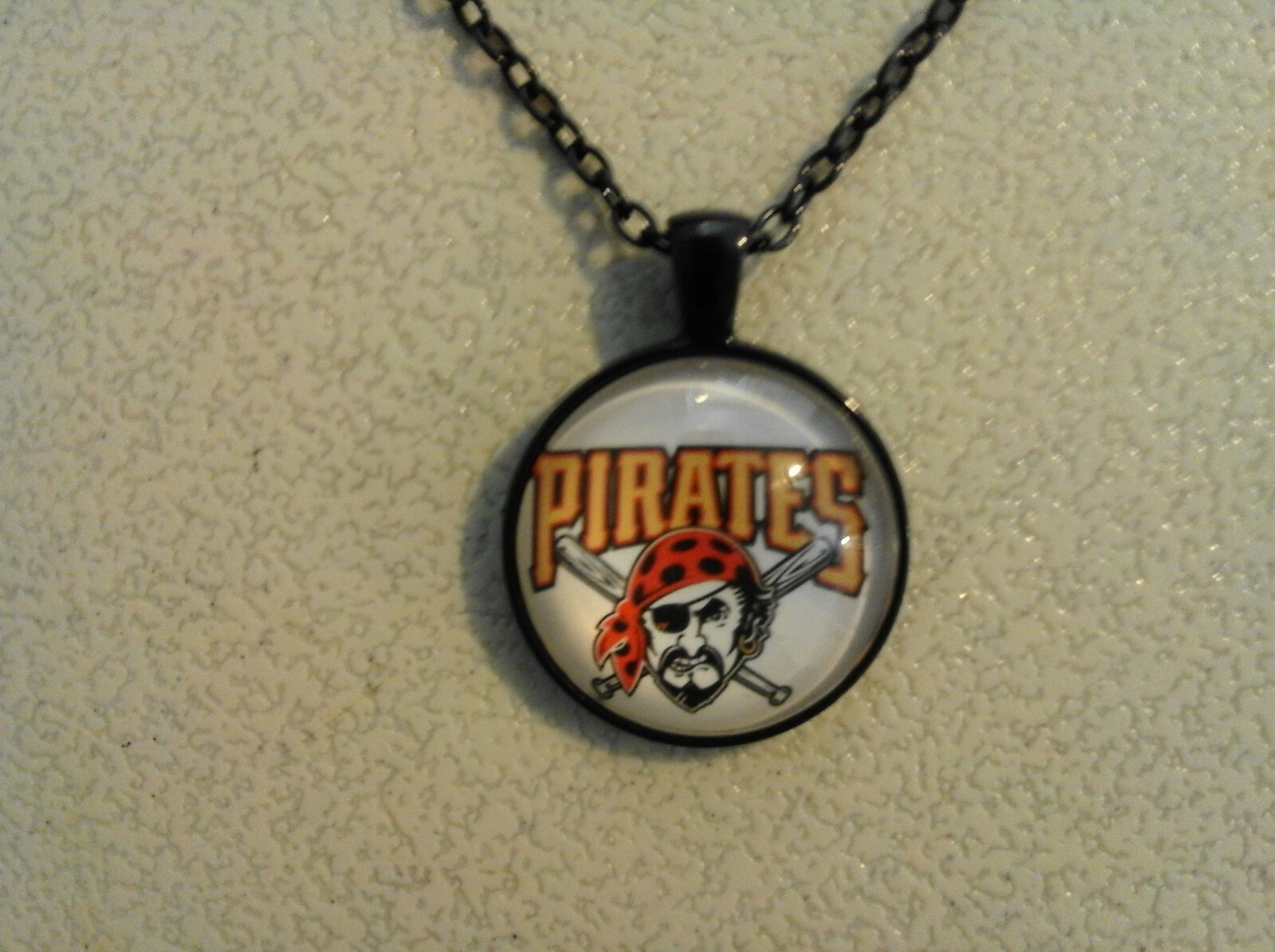 Pirates pendant on 19 1/2 inch Black Necklace 249256