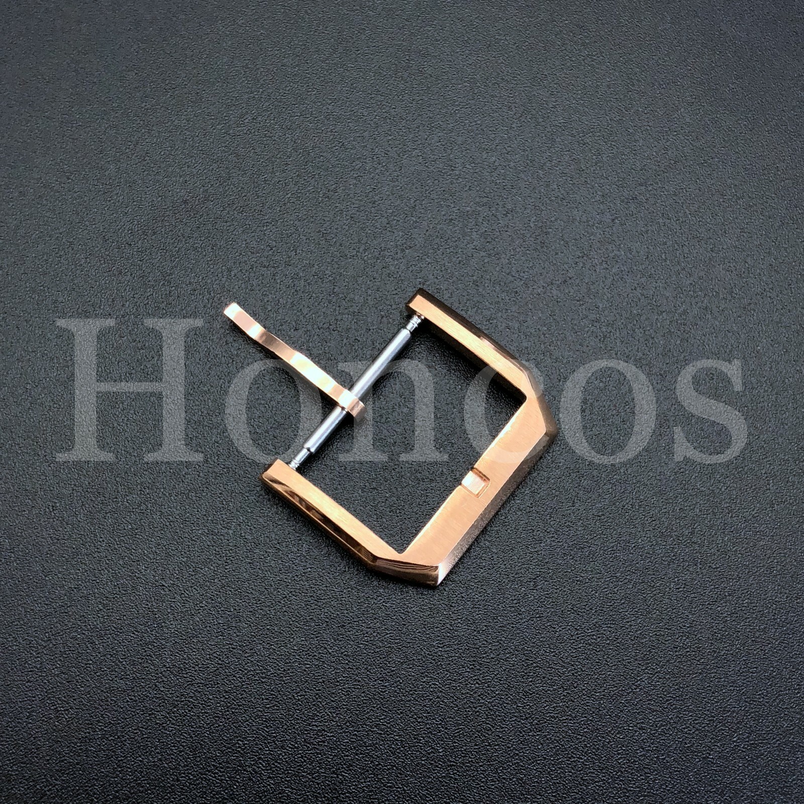 18MM TANG TONGUE BUCKLE FIT IWC PILOT PORTUGUESE TOP GUN LEATHER STRAP ROSE GOLD
