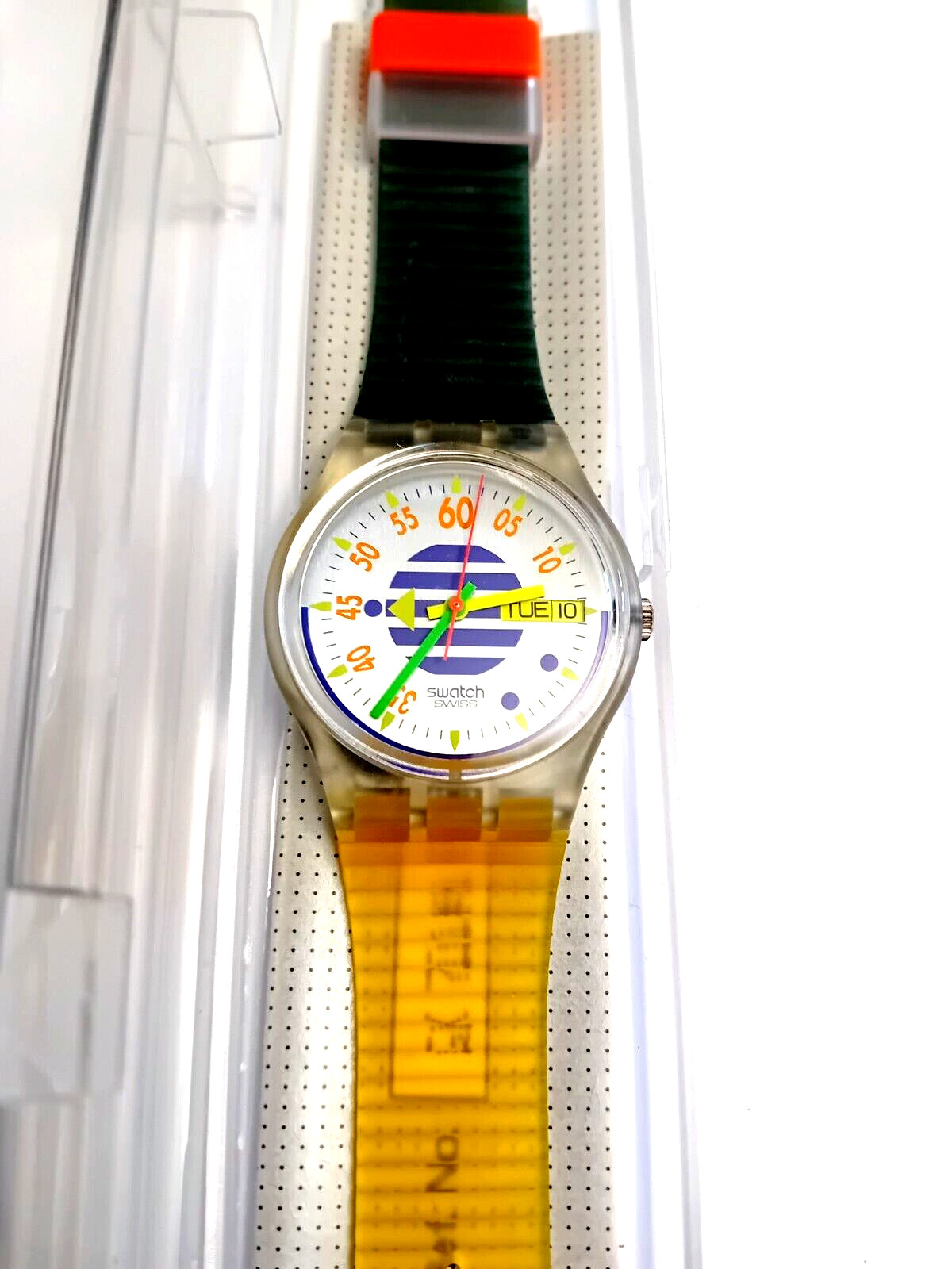 Swatch Gent New High Pressure GK701 1992 Vintage Wrist Watch 90s NOS